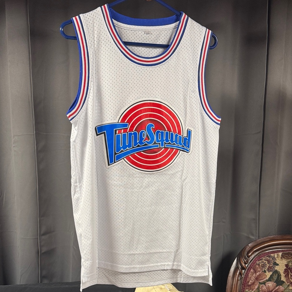 White Tune Squad Lola Basketball Jersey